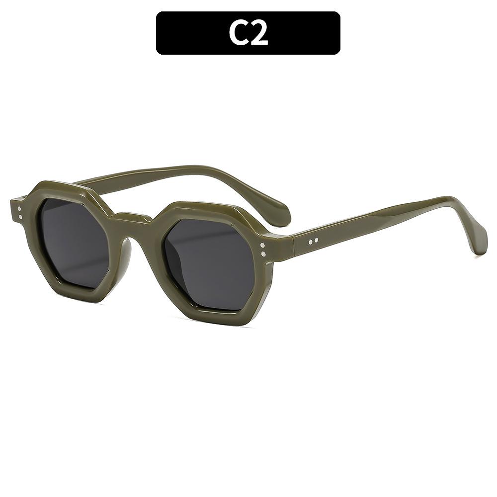 Women's Sunglasses, Fashion Polygonal Men's and Women's Sunglasses, Casual Sunglasses