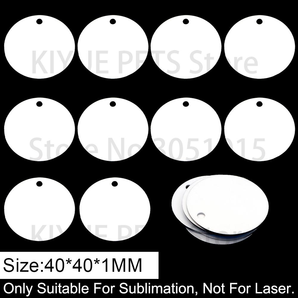 100Pcs Customize Sublimation Dog Tag Pet Aluminum Id Cat Accessories Address Tag For Dogs Heat Transfer Printing Blank Nameplate