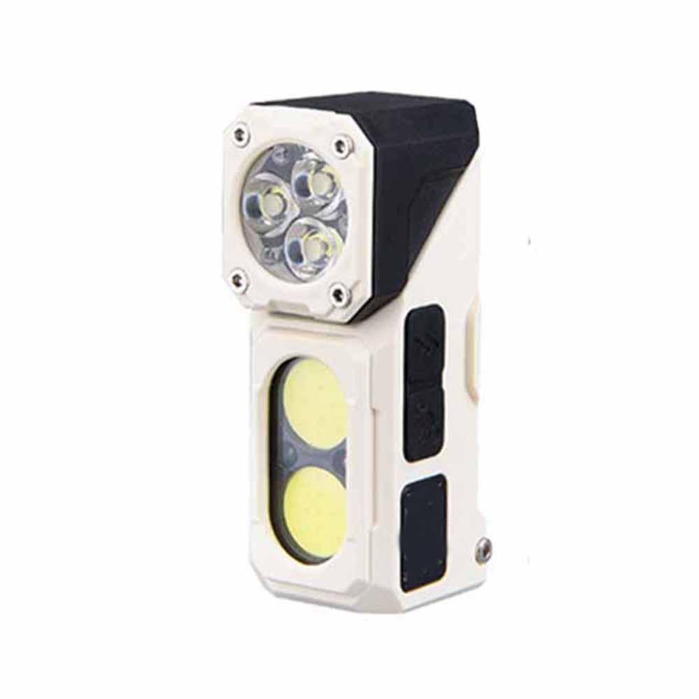 

Portable Helmet Clip Light One-Lamp Cap Clip Light Multi-Functional Corner Lamp Night Use белый