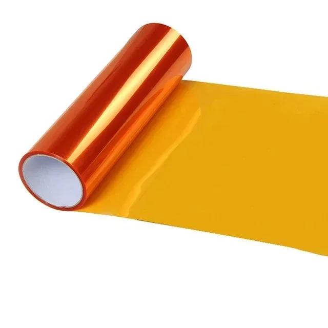 30x60cm Amber Orange Light Film Car Fog Light Headlight Taillight Tint Vinyl Film Sheet Sticker Auto Body Film Cover Car Styling