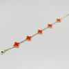 High Quality Four Leaf Clover Five Flower Bracelet Laser Lucky Clover Double Sided Ladies Bracelet