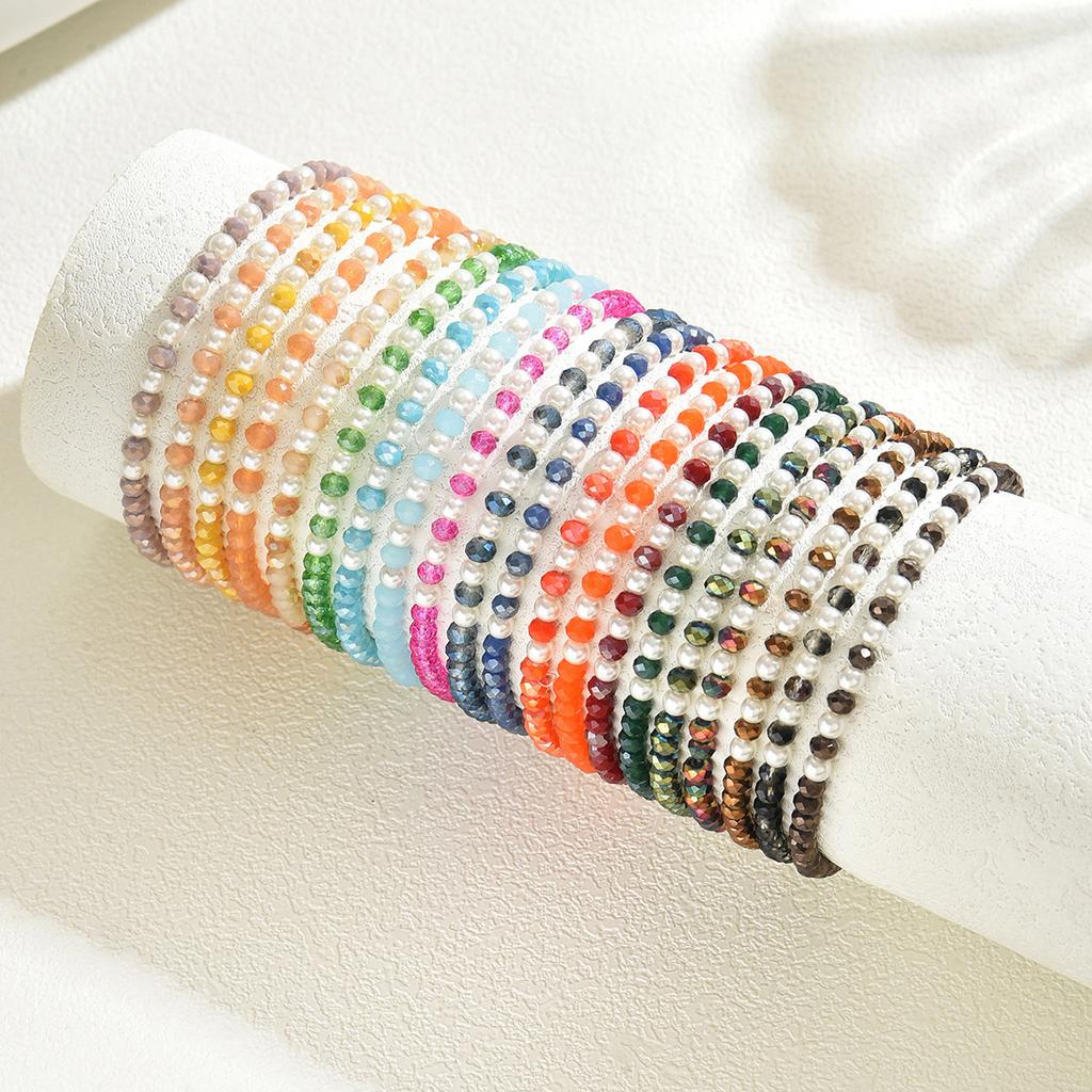 Simple bohemian ladies multi-layer bracelet hand-woven premium bracelet set wholesale