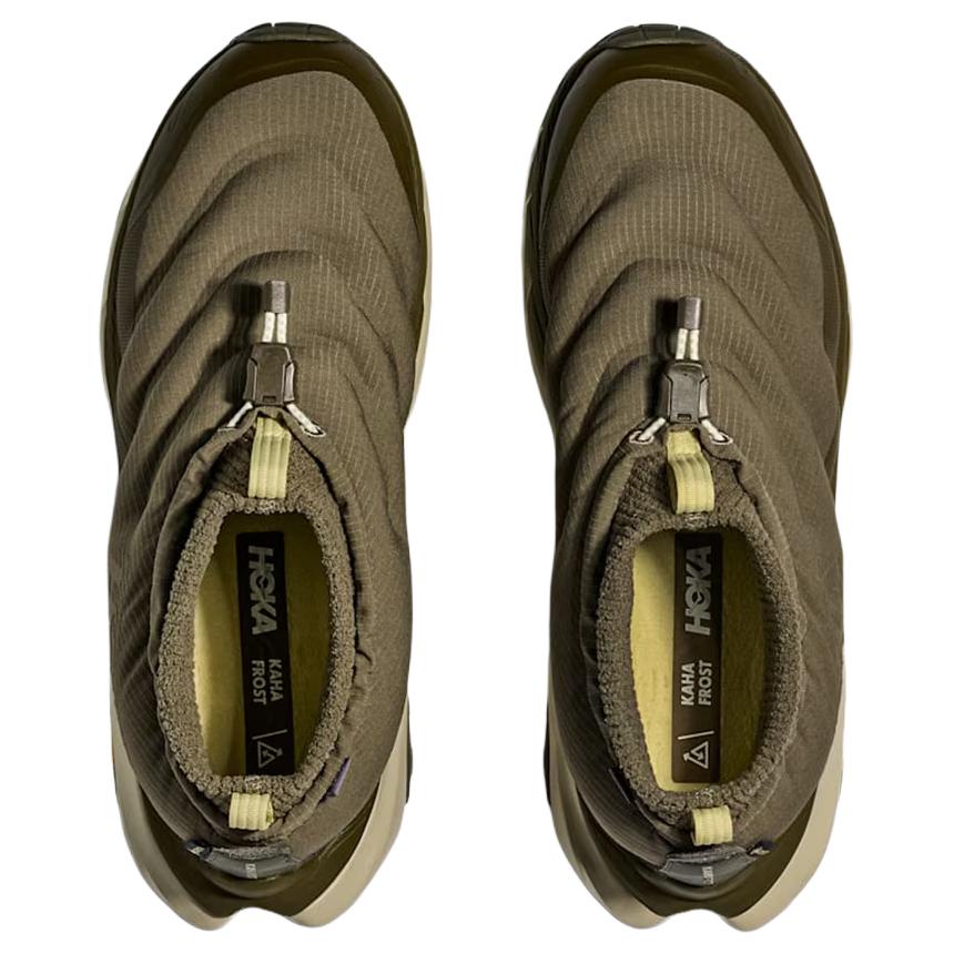 HOKA One One Kaha 2 Frost Moc Gore-Tex Wygodne Trwałe Buty Turystyczne Unisex Buty Turystyczne Oliwkowozielone 1155210-AVS