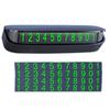 Temporary Parking License Plate Car Parking Phone Number Plate Classic Retro Parking License Plate Auto Interior Ornaments
