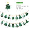 Paper Decorative Christmas Flags And Streamers For School Store Celebrations Featuring Cute Art Cartoon
