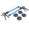 2PCS Telescopic Support Rods with Non Slip Pads Stainless Steel Adjustable Pole for Woodworking Cabi