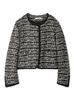 Snidel Mixed Tweed Jacket SWFJ244084BLK1
