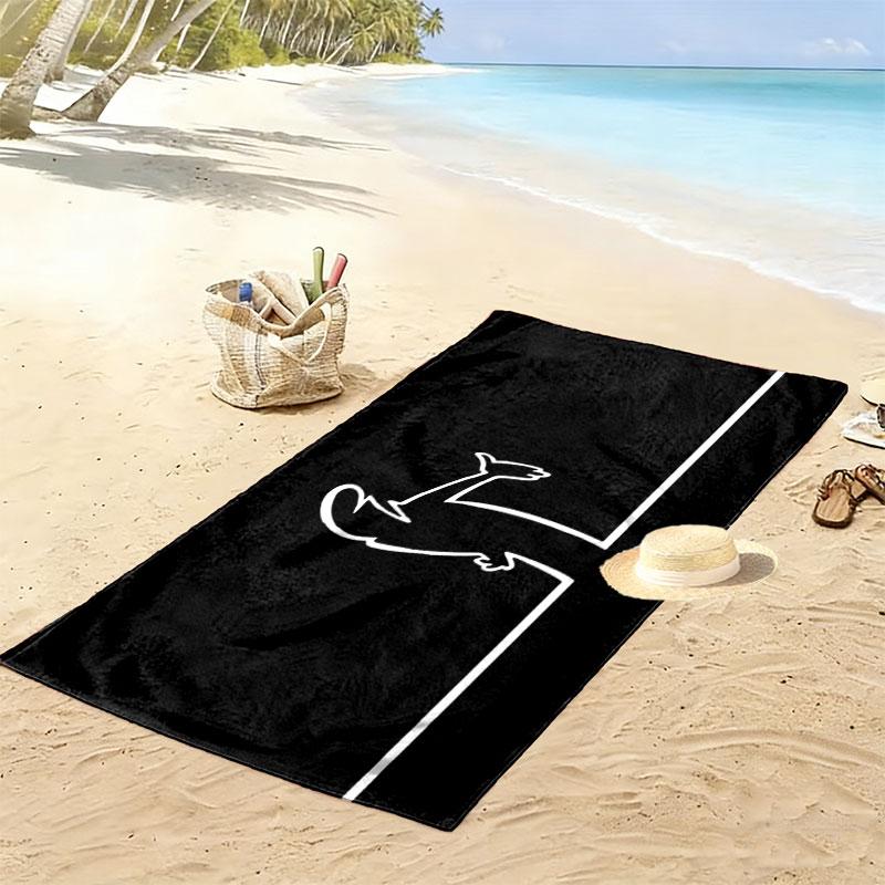 Osvaldo Cavandoli Print Beach Towel, Large Soft Quick Dry Towel for Beach Camping Swimming