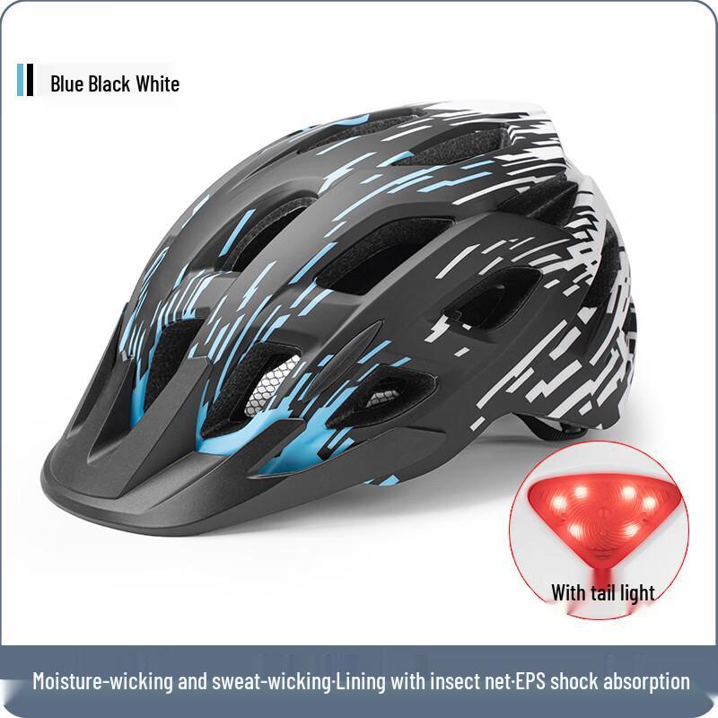 Lishi Off-road Cycling Helmet with Taillight Adult One Size (58-61CM)