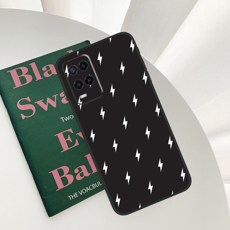Lightning Bolt Case For Oppo A15 A16 A17 A52 A72 A76 A96 A54 A74 A94 A54S A57S A58 A78 A98 A57 A77 Cover