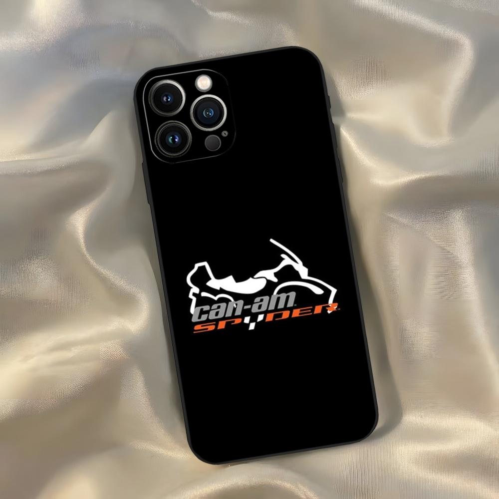 Can Am Can-am Team Phone Case for Iphone 16 15 14 13 12 11 Pro Max Xr X Xs Mini 8 Plus SE 2022 Black Soft Silicone Cover