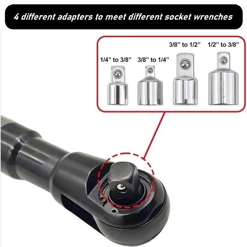 Zwei-Modus Ausziehbarer Drehmomentschlüssel 50Nm Elektrisch/100Nm Manuell Drehmoment 3/8" Antrieb Ratsche Für Automobilreparatur Tägliche Wartung