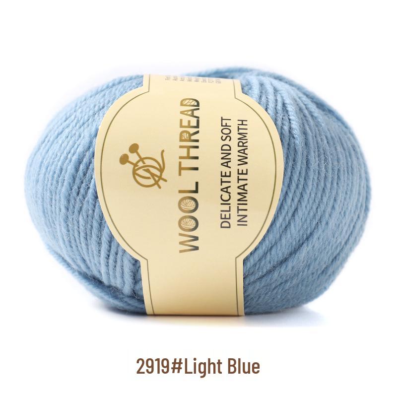 

Пряжа из кашемировой шерсти средней толщины для вязания вручную детских шарфов и свитеров, со спицами.