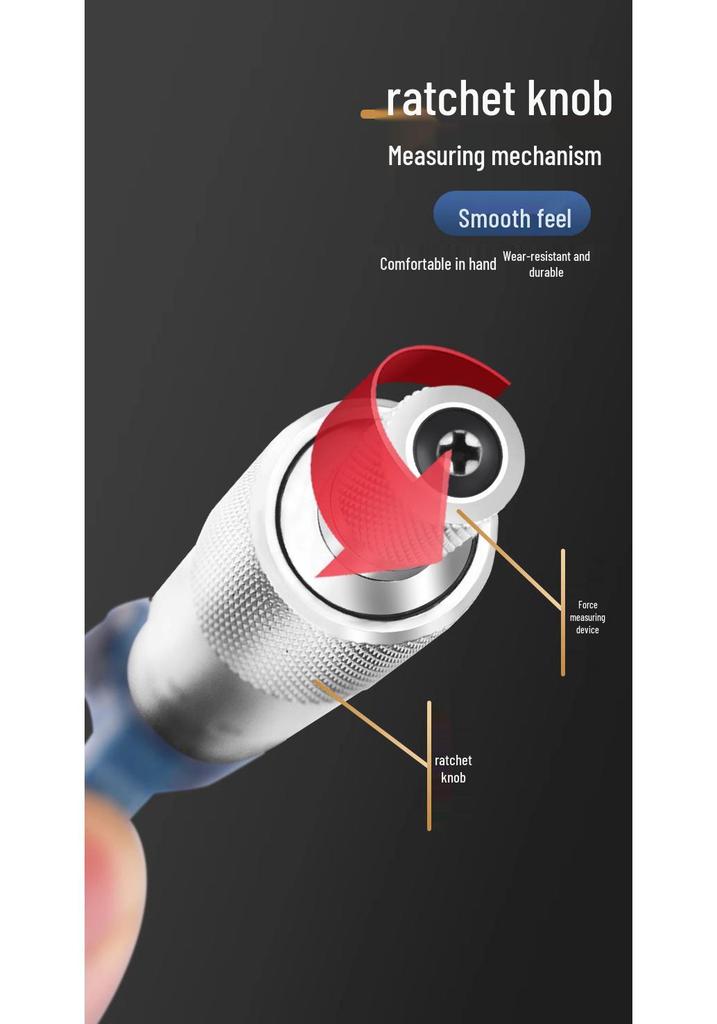 Blue Precision Carbide Alloy Spiral Micrometer Caliper 0-25mm, 0.01mm Resolution, Industrial-Grade Wall Thickness Measurement