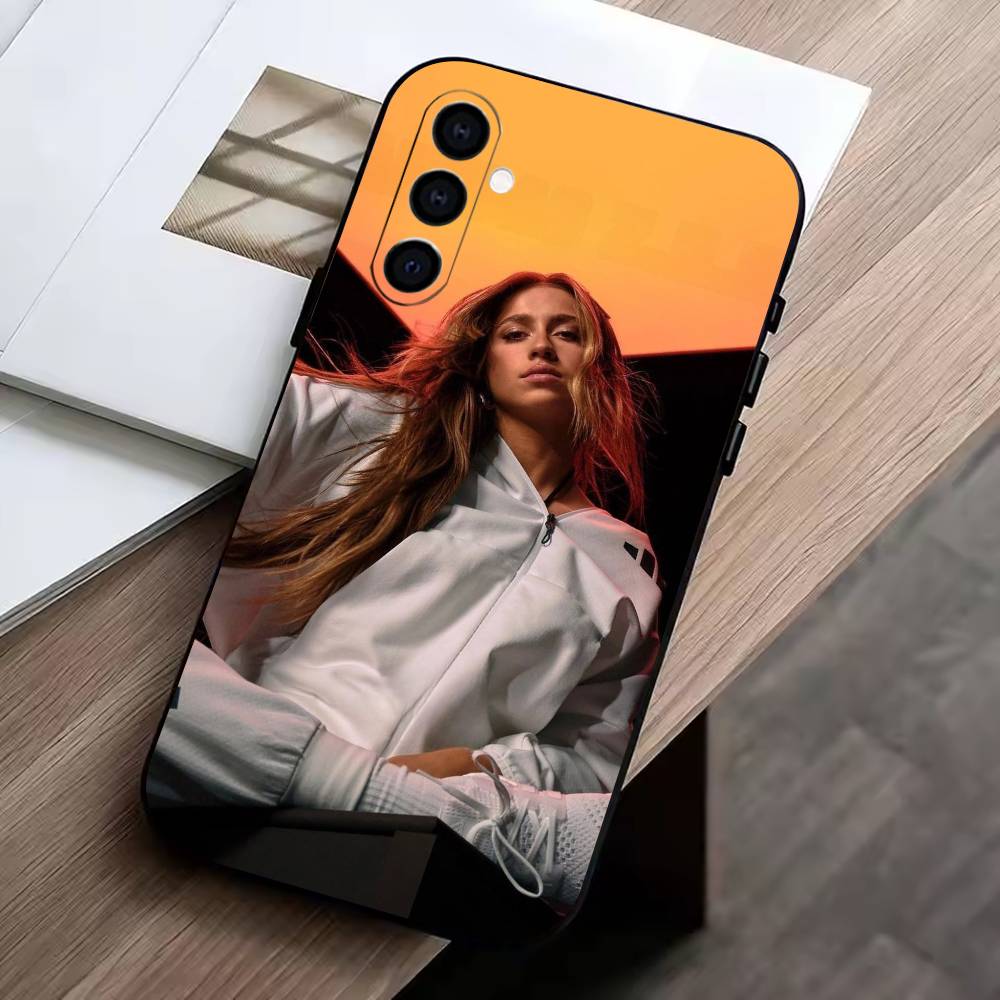 Singer-Z Tate McRae Phone Case For Samsung Galaxy A73,A72,A71,A70,A53,A52,A51,Others Soft Black Cover