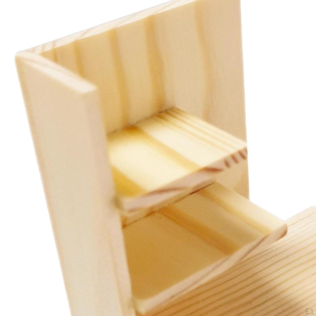1:12 Dollhouse Cabinet Dolls House Furniture Simulation Shelf Wood Mini Toy