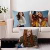 S-Sadie Sink Actor Pillow Cover For Bedroom Room And Living Room Sofa Decorative Cushion Cover