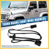 Third Brake Light Wire Harness for Jeep Wrangler JK 18AWG 3rd Center High Mounted Stop Lamp Harness Extension