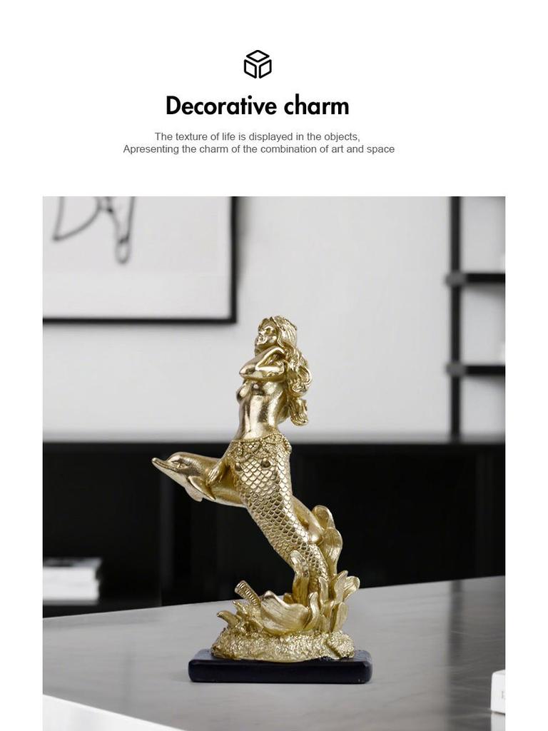 Gilded Seahorse Seashell TV Cabinet - Modern Home Decor Piece