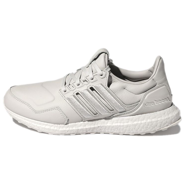Adidas Ultraboost Leather Anti-Twist Leather Non-Slip Wear-Resistant Low-Top Casual Running Shoes Unisex Sneakers Gray GZ4883