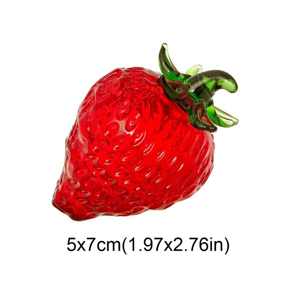 Glass Crafts Pumpkin Strawberry Fruit Ornaments Interesting Crystal Crafts Ornaments  Wedding