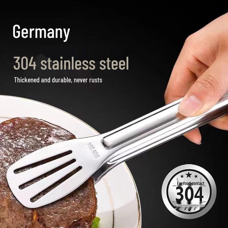 Zhaoran Extra Thick 304 Stainless Steel Food Tongs