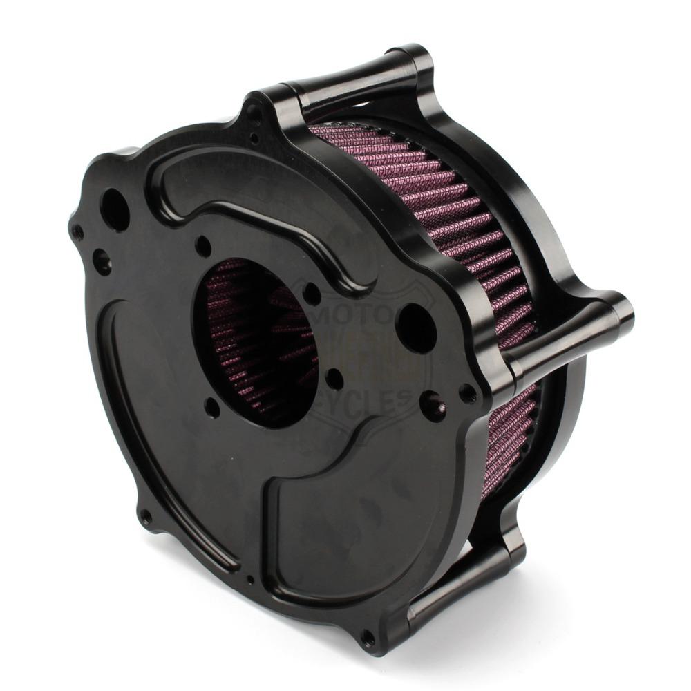 Motorcycle Air Filter Contrast Cut Turbine Air Cleaner Intake Filter For Harley Sportster XL883 1200 1991-2022 Filtre a Air Moto