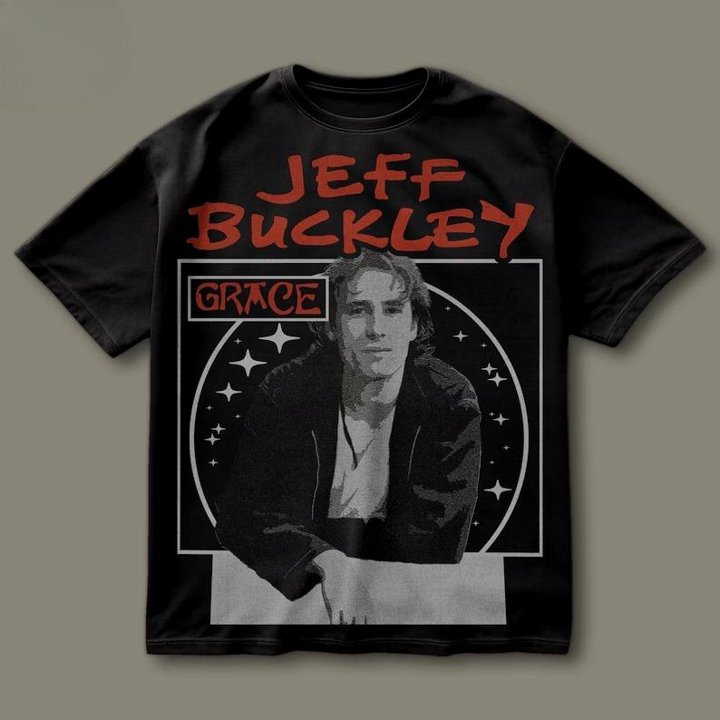 

JEFF BUCKLEY SHIRT T Shirt Merch Sweatshirt Summer Cotton Men Women Top Tee Short Sleeve Streetwear Loose Casual Trend Oversized 3XL