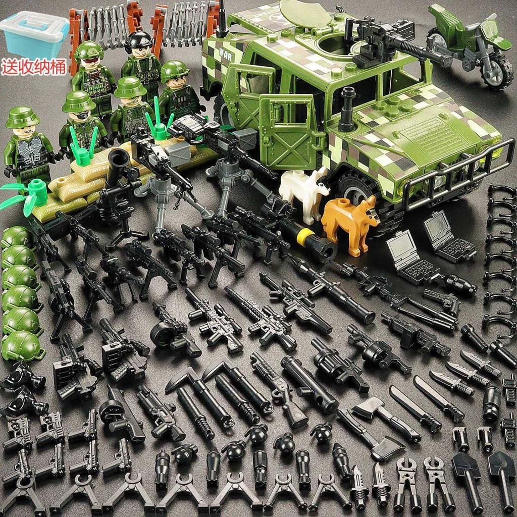Compatible Building Block Thunder Military Special Forces Minifigures Armed Forces Boys