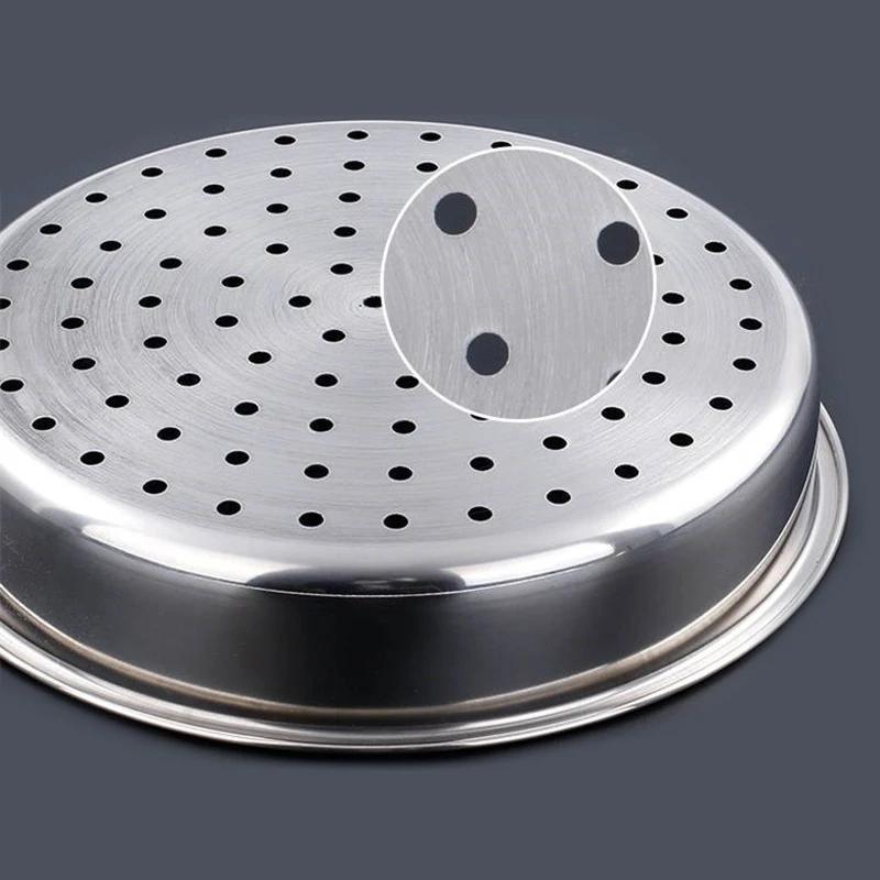 Food Vegetable Steaming Tray Fruit Cleaning Draining Basket Kitchen Tools 304 Stainless Steel Steamer Basket Rice Cooker Steamer