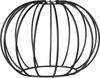 Metal Lamp Shade E27 Loft Round Wire 18x13