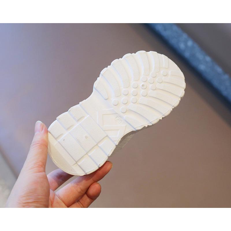 Children's Sports Shoes - Spring/Autumn Collection, Mesh White Sneakers for Boys, Panda Shoes for Girls