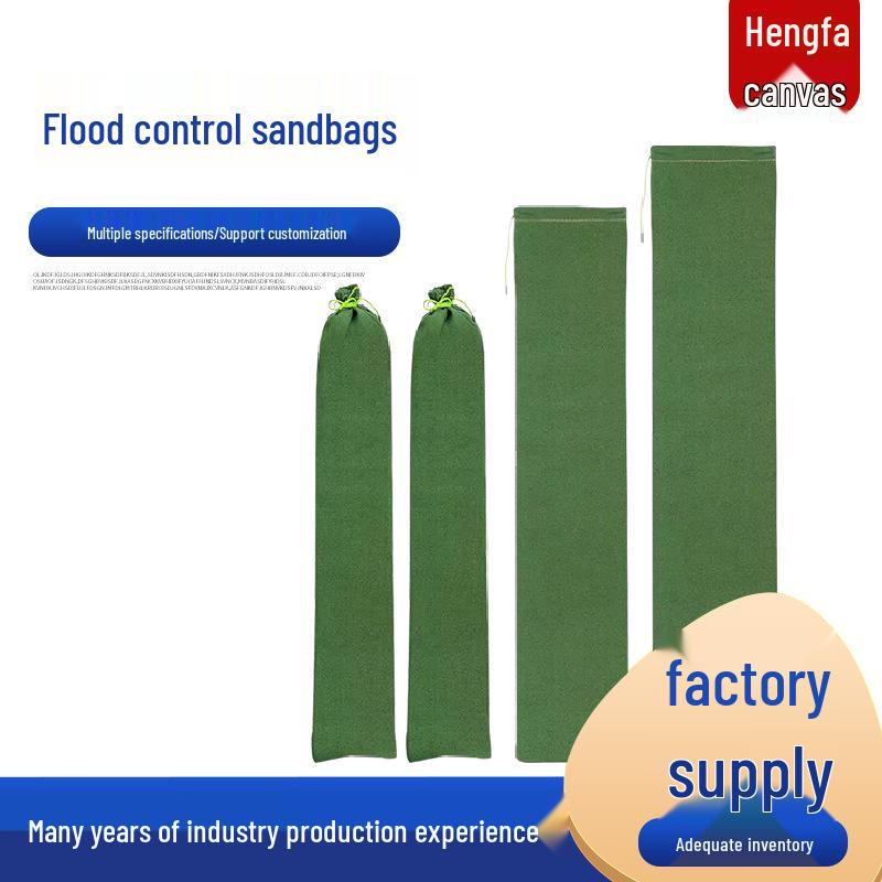 Durable Canvas Sandbag for Flood Control and Fire Prevention 25*50