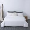 New minimalist color woven washed cotton four piece set, pure cotton bedding, thickened - solid color series
