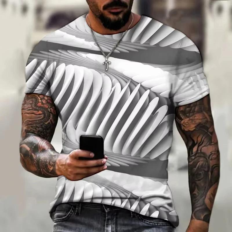 

3D T Shirt For Men Fashion Hip Hop Short Sleeve Tops Abstract Harajuku Men s T-shirts Summer Kid TShirt Women Tshirt Y2k Top 6XL