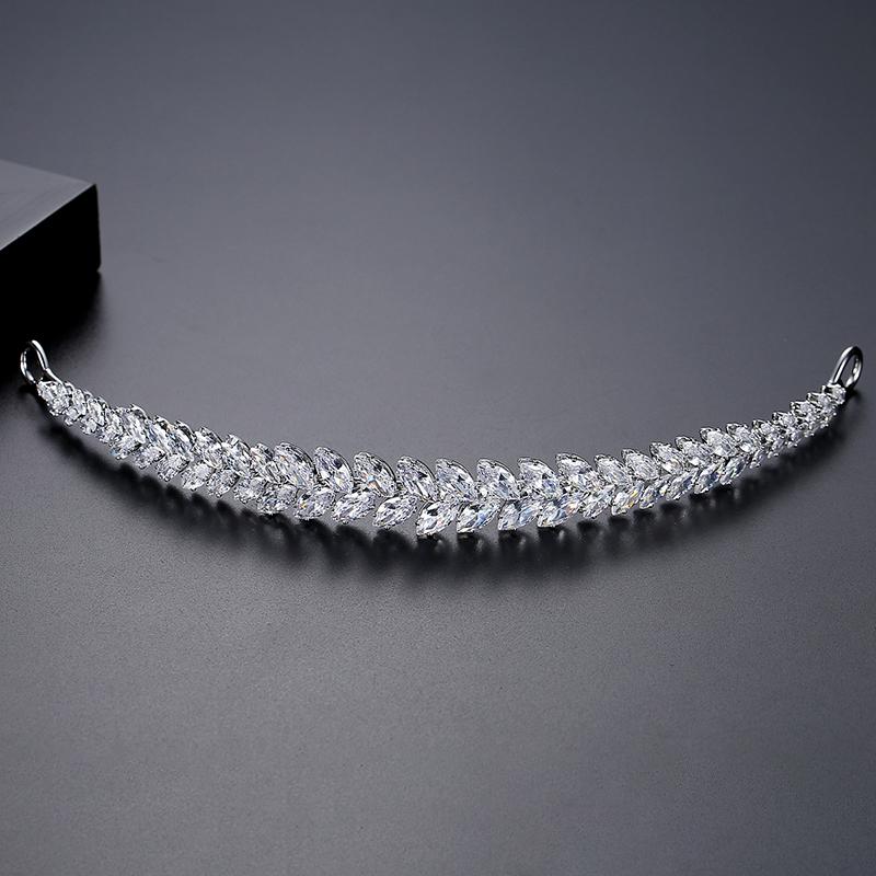 LUOTEEMI Italy Jewelry New Arrival Bridal Hair Accessories Woman Braided Designer Headband Wedding Hairband