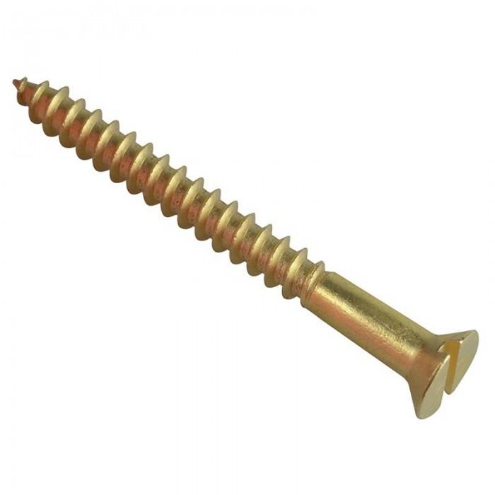 Forgefix Wood Screws, Slotted, Csk, Brass colore foresta di pioggia tropicale