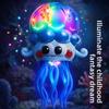Electric Musical Lightup Jellyfish Toy For Kids With Obstacle Avoidance And Interactive Features