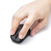 Sanwa Supply Silent Wireless Mouse, Blue LED, Ultra-Compact, Ultra-Lightweight, 2.4G Wireless, 3-Button, Ambidextrous, Dark Silver MA-WBS311DS