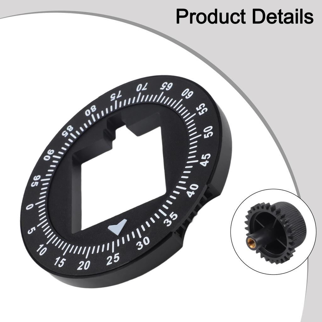 Grinder For Dial Scale Plate Made of ABS Plastic for Eureka Mignon Specialita and Other Compatible Mignon Models