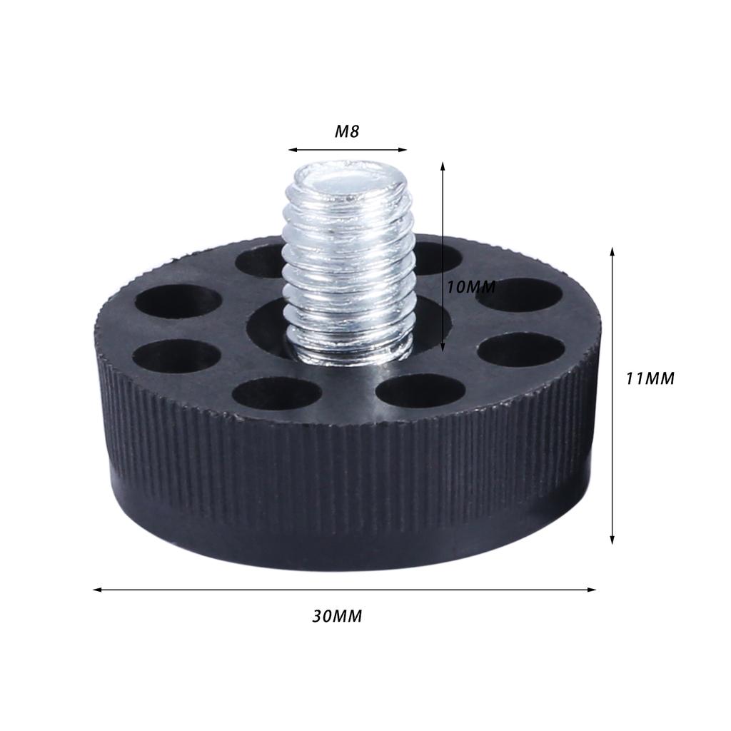 4 Pcs M8x10/14/18/28mm Thread Adjustable Table Foot Table Desk Furniture Leg Screw Levelling Foot Glide Leveler Feet Base 30mm