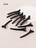 10piece/bag smooth duckbill clip set, spring clip elegant wrinkle free hair clip, hairstyle tool