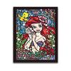 Diamond Painting Kit Diamond Art Little Mermaid Princess Kit Diamond Bead Painting Embroidery Kit 5D Mosaic Art Handmade Full Paste Type Bead Art DIY
