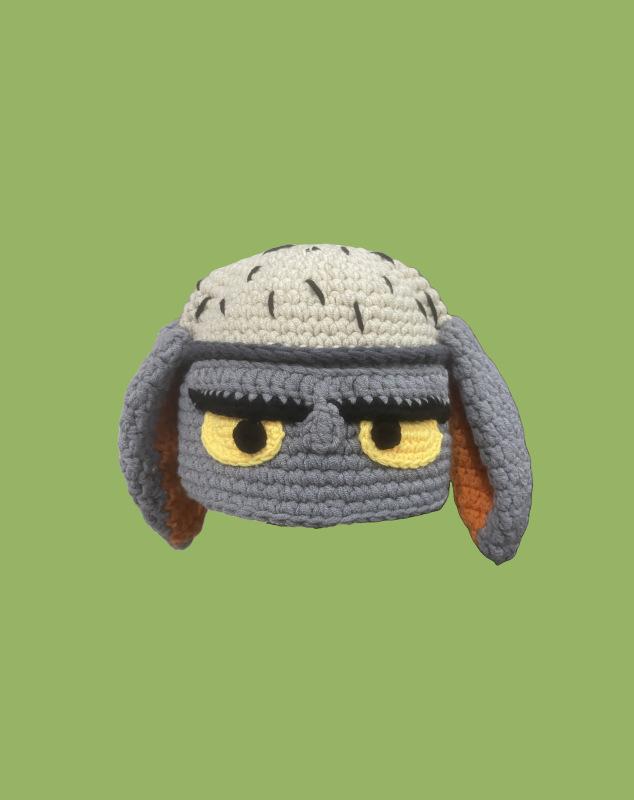 JYL TS DIY Shrek Knit Hat Unisex Winter Long Braid Green Beanie Hat Acrylic