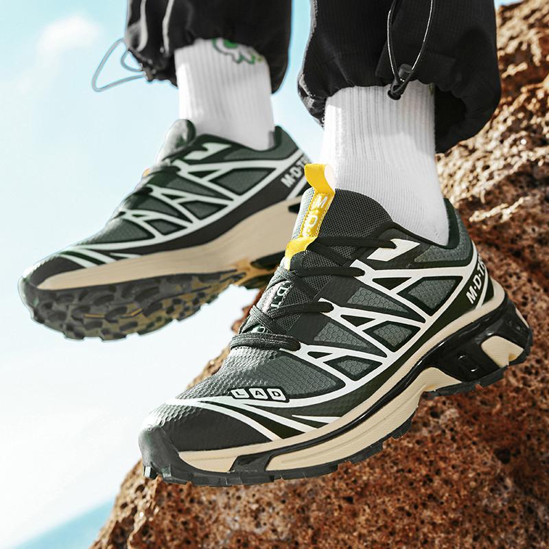 Men's and women's same low-top outdoor waterproof, non-slip and wear-resistant mountaineering shoes, off-road hiking cushioning sports shoes, casual a