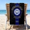 1 Stück I-Internazionale Milano (3) Strandtuch, Strand- und Meeresufer-Schwimmbadausstattung, Modisches Muster, Rechteckig, Reiseutensilien