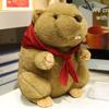 Groundhog Stuffed Plush Toys Plush Filled Animal Adorable Red Scarf Groundhog Sleeping Companion Dolls Gifts