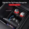 Compatible Tesla Central Console Silicone Storage Box: Original Color, Convenient Lower Console Storage Solution.