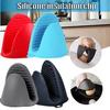 2 STÜCK Topflappen Silikon Ofenhandschuh Hitzebeständig Kneifhandschuhe Verbrühschutz Rutschfeste Handschuhe Clips Topflappen Backofenhandschuhe