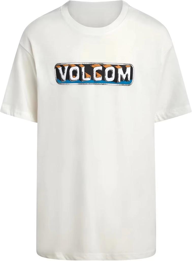 Retro Psychedelic Kaleidoscope Volcom Surfing Sports Trendy Brand Tshirt Cotton Graphic Tee Unisex Unisex Summer Streetwear